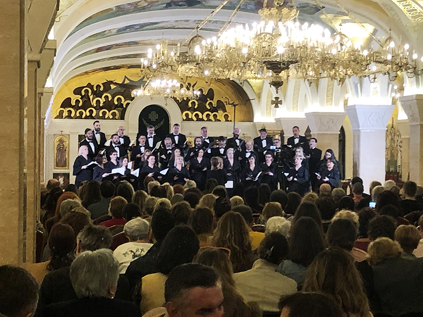 "Easter Concert" RTS Choir under the direction of Tamara Adamov Petijević, Crypt of the Church of St. Save, April 15, 2022